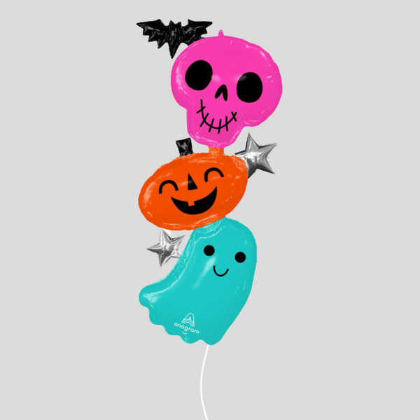 53" 'Colourful and Creepy Halloween Characters' Extra Large Foil Balloon