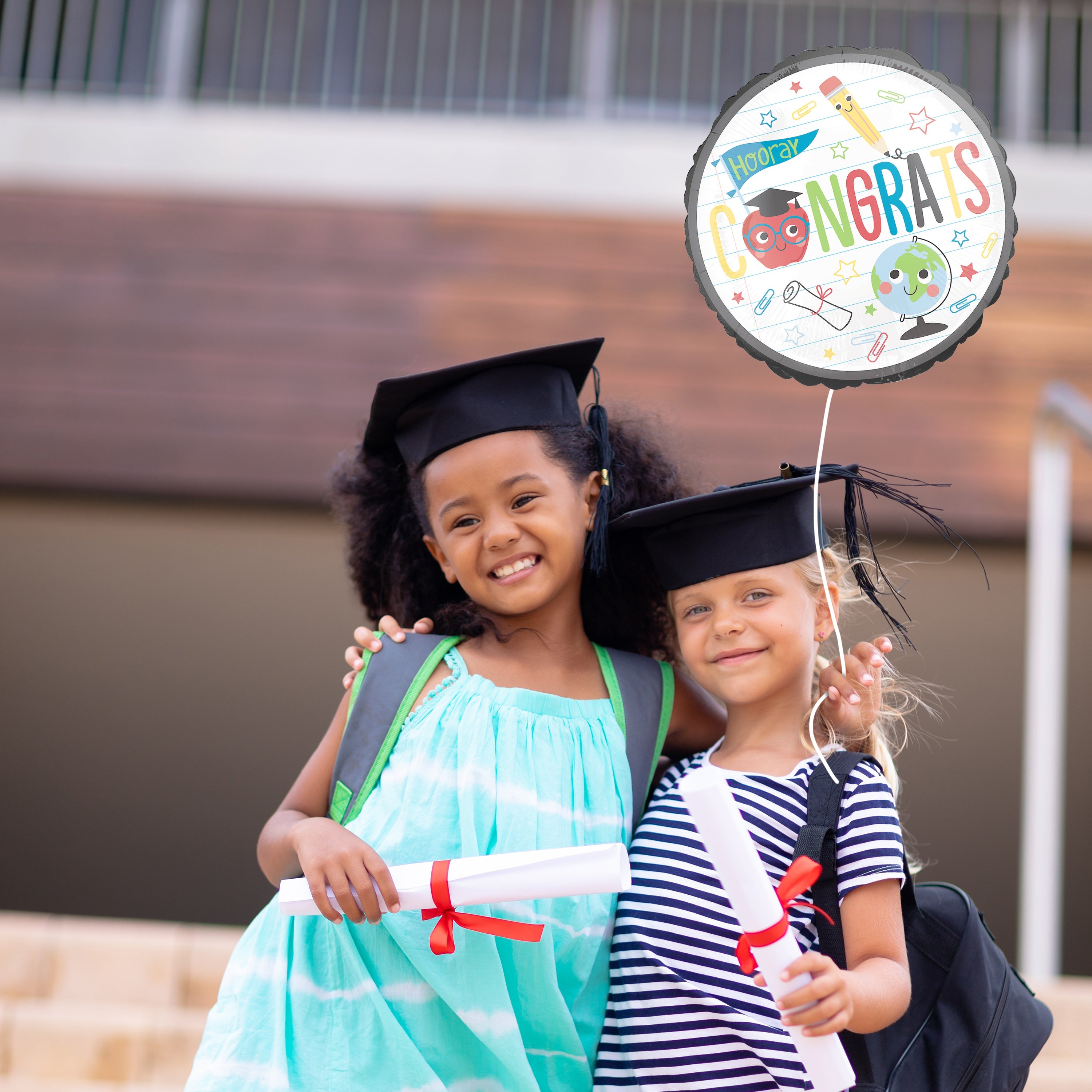 Round Foil Balloon Hooray, Congrats! – Unbox Your Party Canada