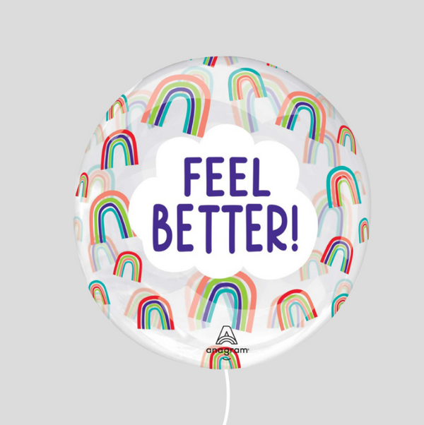 18" "Feel Better!" Round Foil Balloon