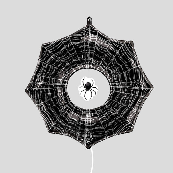 33" 'Holographic Spider Web' Medium Foil Balloon