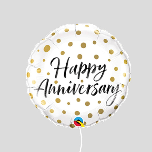 18" Happy Anniversary Standard Foil Balloon