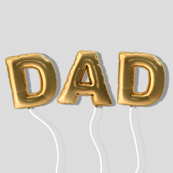 Dad, Grad, and 2022 - Foil Balloons