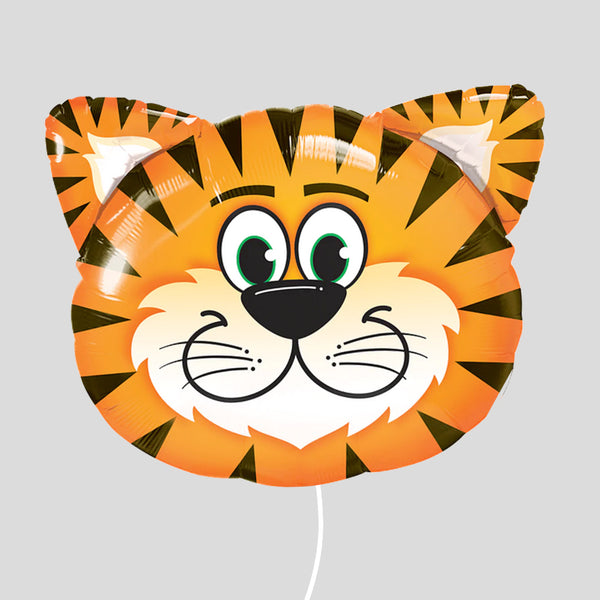 30" Tiger Head Jumbo - Foil Balloon