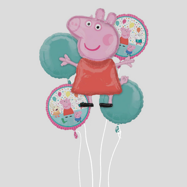 'Peppa Pig and Friends' Foil Balloon Bouquet